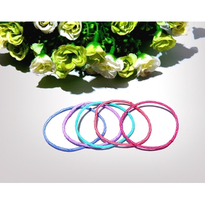 hot sale briefness slimsy rope hair tie female concise headgear rubber topknot